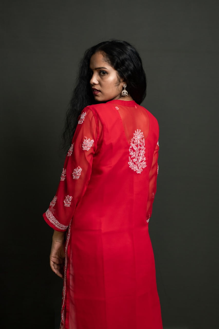 Chikankari Kurtis (चिकनकारी कुर्ती)- Buy Chikan Work Kurtis | Chikan  Embroidery Kurtas Kurtis Online at Best Prices In India | Flipkart.com